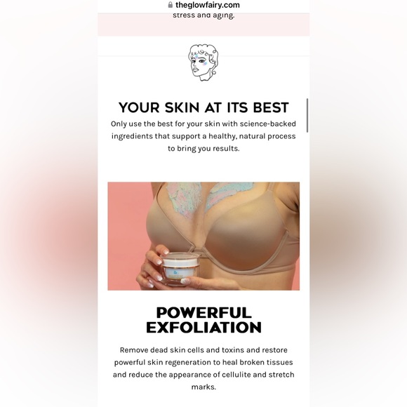 🆕 NWOB THE GLOW FAIRY RESURFACING BODY POLISH - Picture 4 of 16